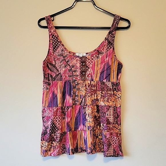 dELiA*s Tops - Delia's Y2K Patchwork Top